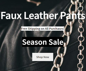 Faux Leather Pants